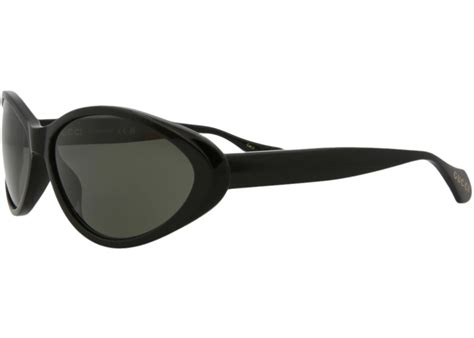 Gucci Round Sunglasses Black/Grey (GG1377S